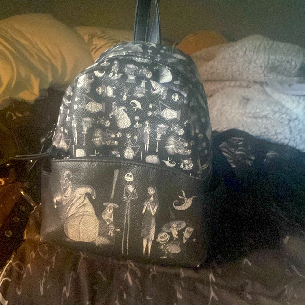 Nightmare before christmas dani danielle nicole mini backpack  purse